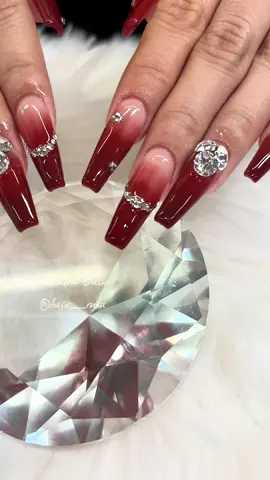 RED❤️🤍 #ネイル #秋ネイル #ギャルネイル #ネイルデザイン #おすすめにのりたい 