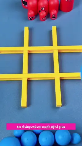 Cờ tic tac toe chơi như thế nào vậy? #dochoi #funny #foryou 