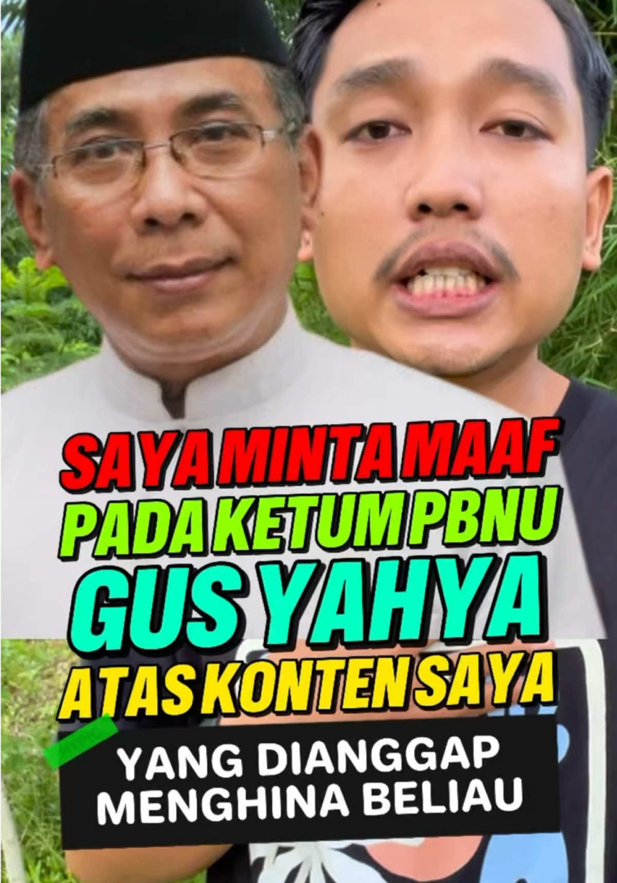 Saya Meminta Maaf Kepada Yang Terhormat Ketua Umum PBNU Gus Yahya Terkait Video Saya Yang Dianggap Menghina Beliau, Saya Mohon Maaf Yang Sebesar-Besarnya 🙏🏼 #pbnu #nu #kyai #santri #nahdlatululama 