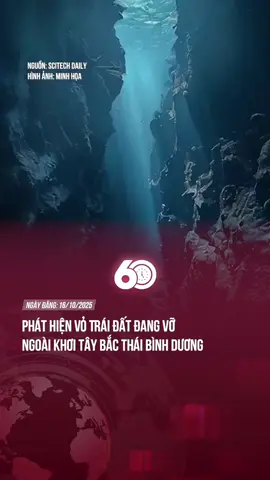 Phát hiện vỏ Trái đất đang vỡ ngoài khơi tây bắc Thái Bình Dương #theanh28 #60giay #tiktoknews 