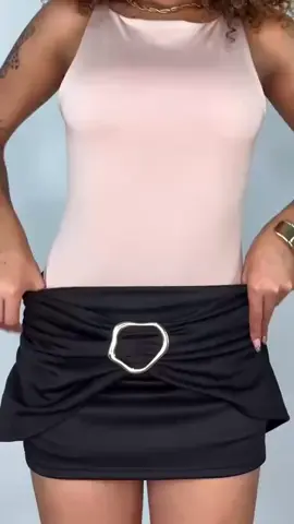 Short saia Feminino Com Fivela Orgânica Neoprene Várias Cores e Tamanhos #shorts #saia #verao #fivela 