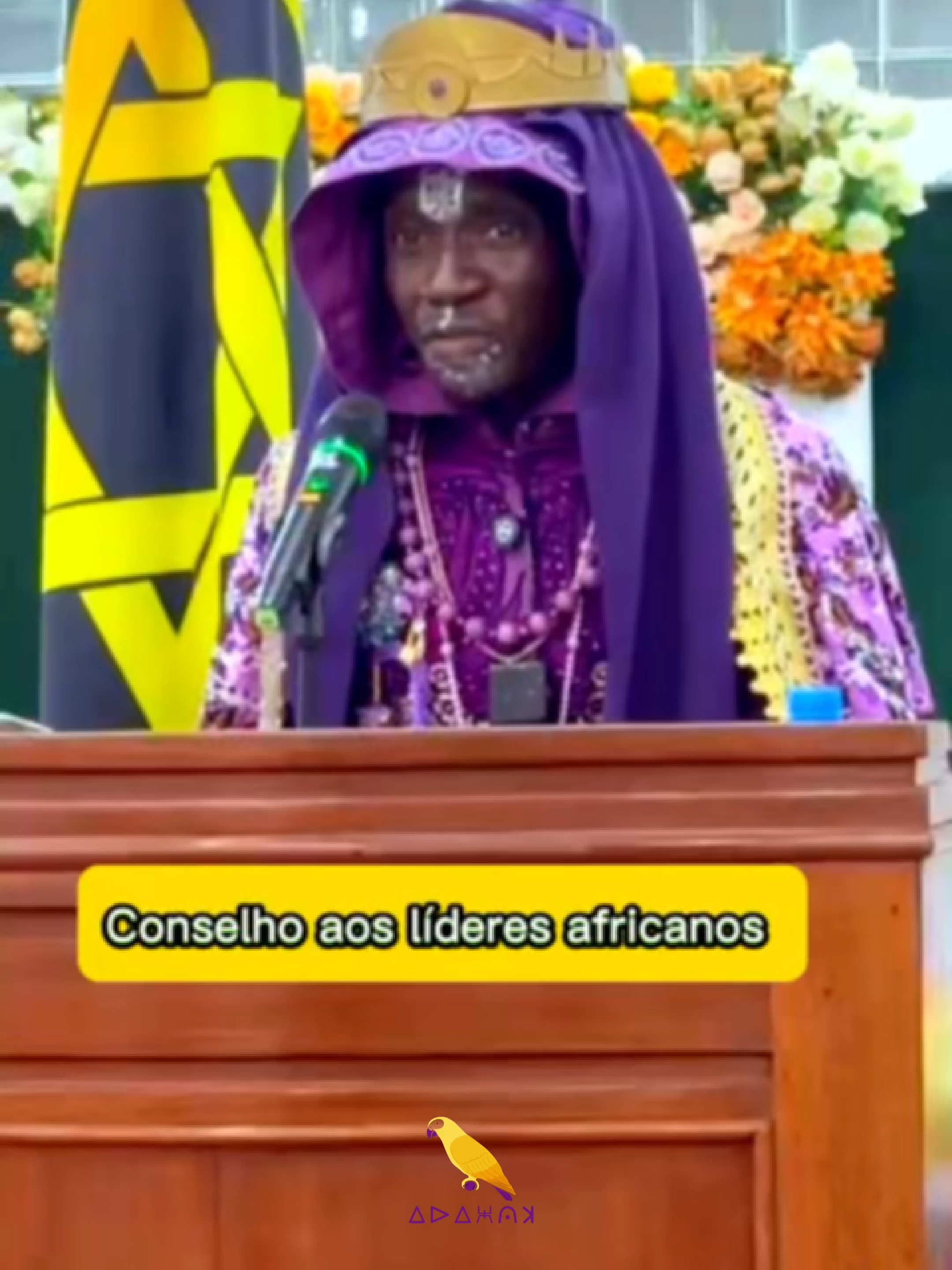 Rei tadi aconselha os lideres Politicos #reitadi #kuzaba #ritual #espiritualidade