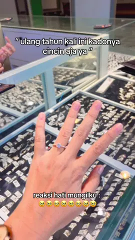 lancar terus rezekinya sayangku❤️ #fyp #cincin #ulangtahun #hadiahpacar 