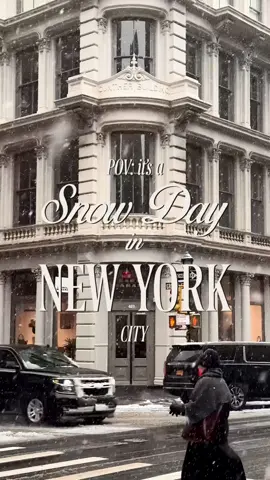 pov: it’s a snow day in new york city and you just stepped out from your apartment in search of a cappuccino, a croissant, and a little holiday cheer ☃️🏙️❄️✨ shot on iphone 4k at 30fps ethan barber, life in manhattan christmas in new york #ethanbarberco #christmasinnewyork #rockefellercenter #homealone2 #christmas      