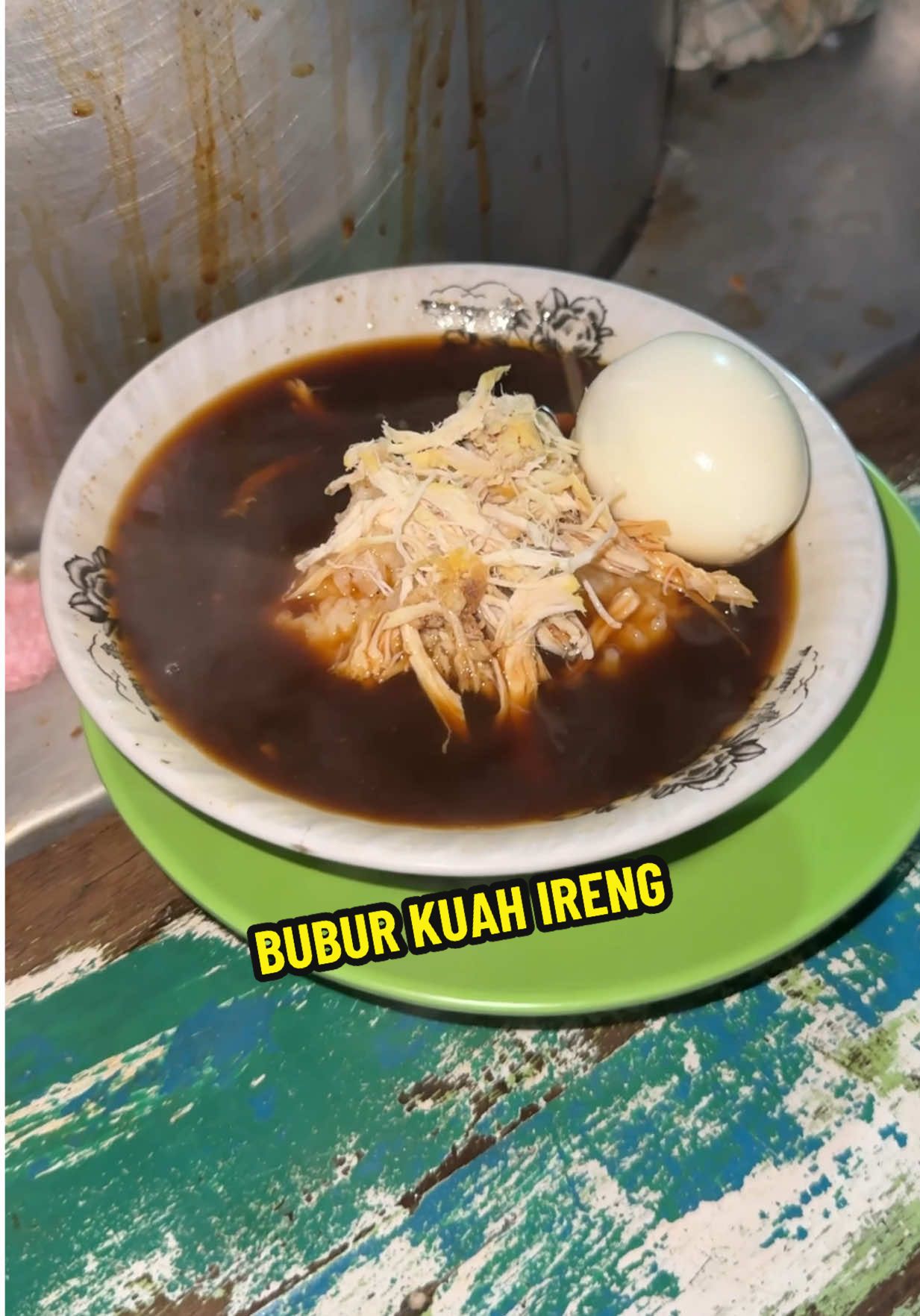 BUBUR KUAH COMBERAN .. KATANYA 😂😂😂 .. LAH ITEM BANGET ITU 😂😂 #nanakoot #nanakootpalembang 