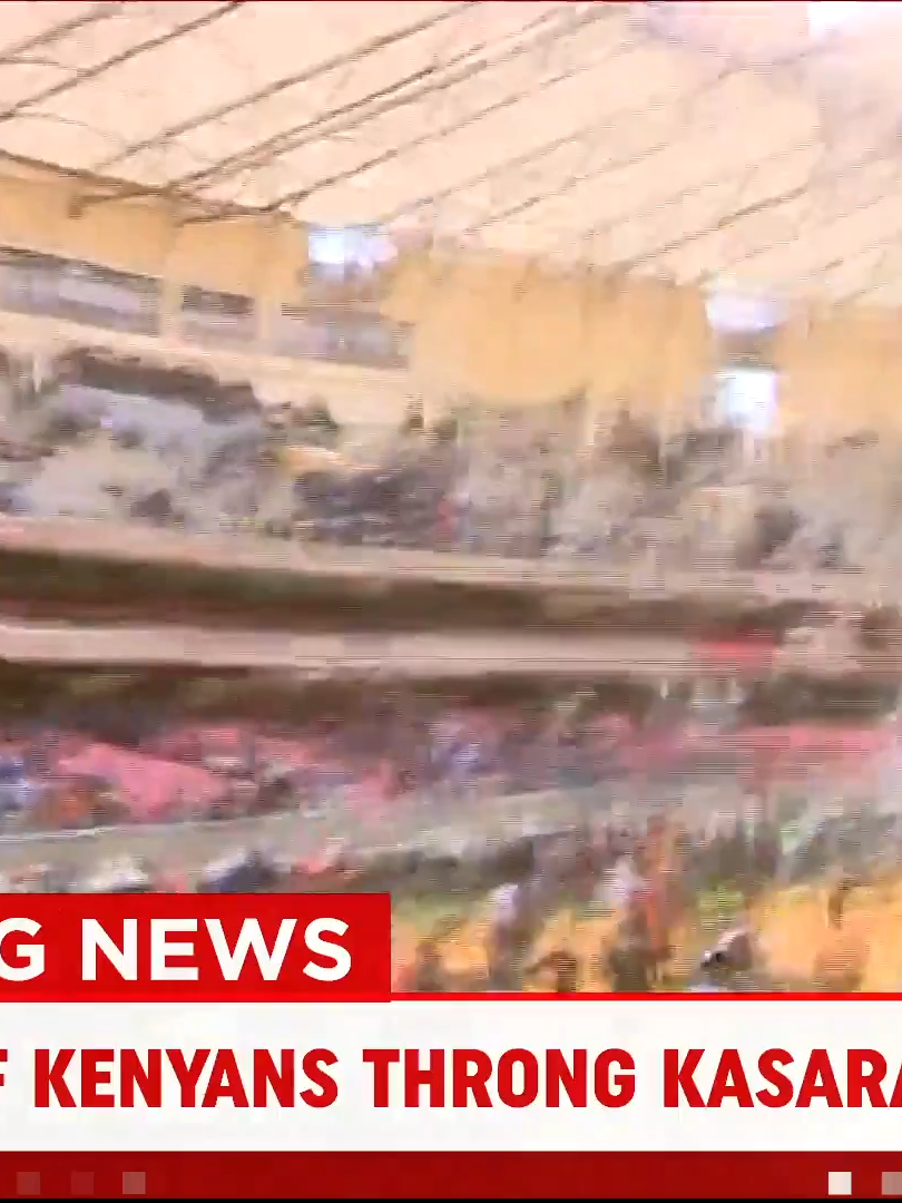 Chaos as police lob teargas to disperse mourners at Kasarani stadium disrupting the planned viewing of Raila Odinga’s body