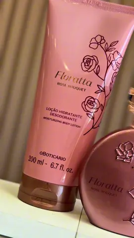 Lançamento Floratta Rosé Bouquet 😍 @O Boticário divoou nisso aqui 😍 #florattarosebouquet #floratta #perfumes 