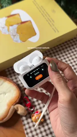 Led Touchscreen Earbuds ✨🎵 #goojodoq #earbuds #wirelessearbuds #bluetoothearbuds #touchscreenearbuds