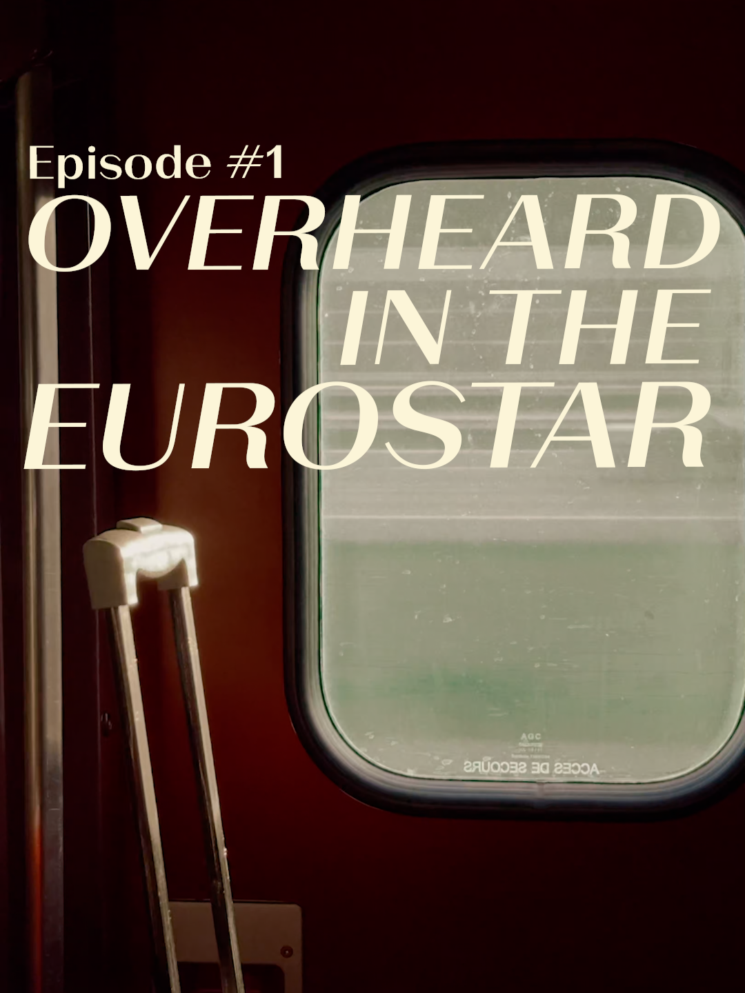 Want more? Just hop on board and see… or listen at the very least. #overheard #eurostar