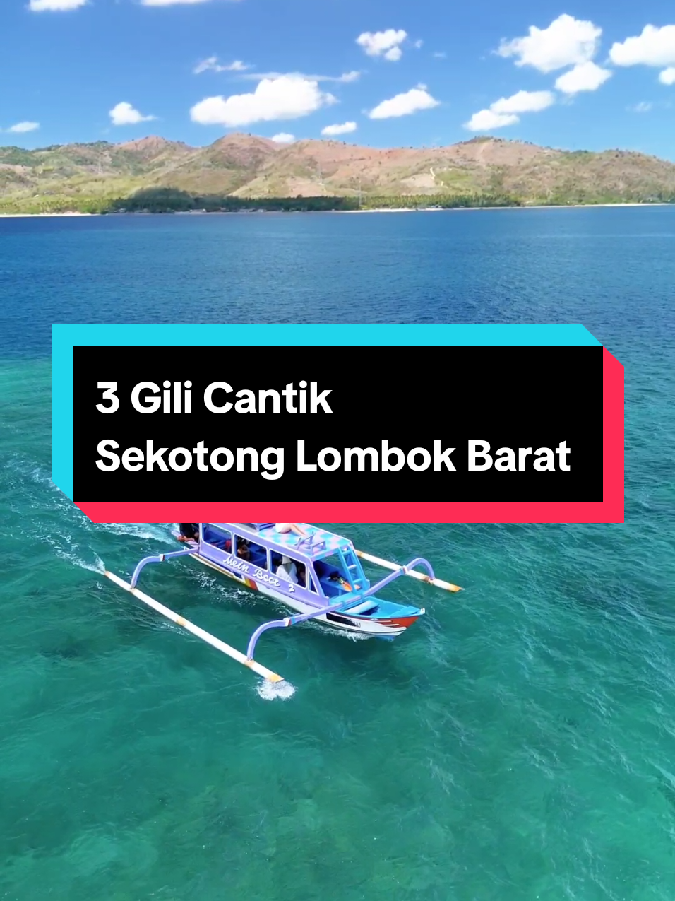 explore 3 Gili cantik bareng @freediveunderwatershoot  Lombok tepatnya di daerah Sekotong Lombok Barat. #gilinanggu #gilikedis #gilisudak #kenyamen🌴 #lombok 