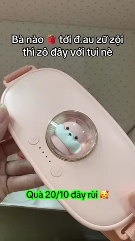 Không phải đ.au đầu nghĩ xem 20/10 tặng gì cho người iu thương của mình rùi nè các pác. Máy massage làm ấm bụng #massage #đaubungkinh #đaubungkinh_kinhnguyet #20thang10 