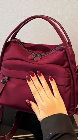 Cherry Red Bag 🍒♥️ #handbag #fyp #red 