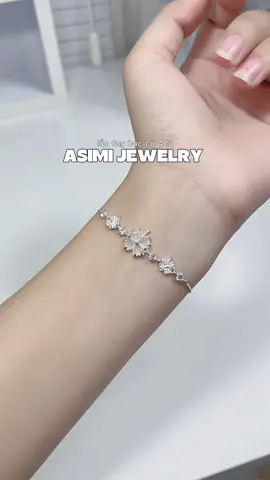 lắc tay bạc cỏ 4 lá xinhh iuu lắm lunn nè🛒🖇️#mytamnunbox #xuhuong #tiktok #asimi #lactaybac 