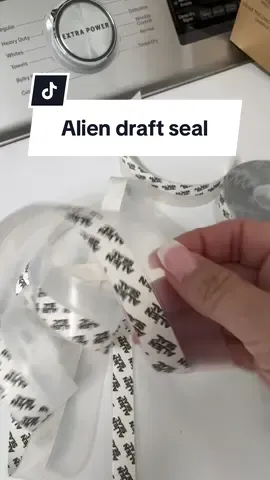 Tired of light and air sneaking through your door gaps? The Alien Draft Seal tape keeps your home cozy by sealing cracks tight — no tools, no hassle, just peel and stick. #HomeImprovement #DraftSealTape #TikTokFinds #HomeEssentials #Weatherproofing 