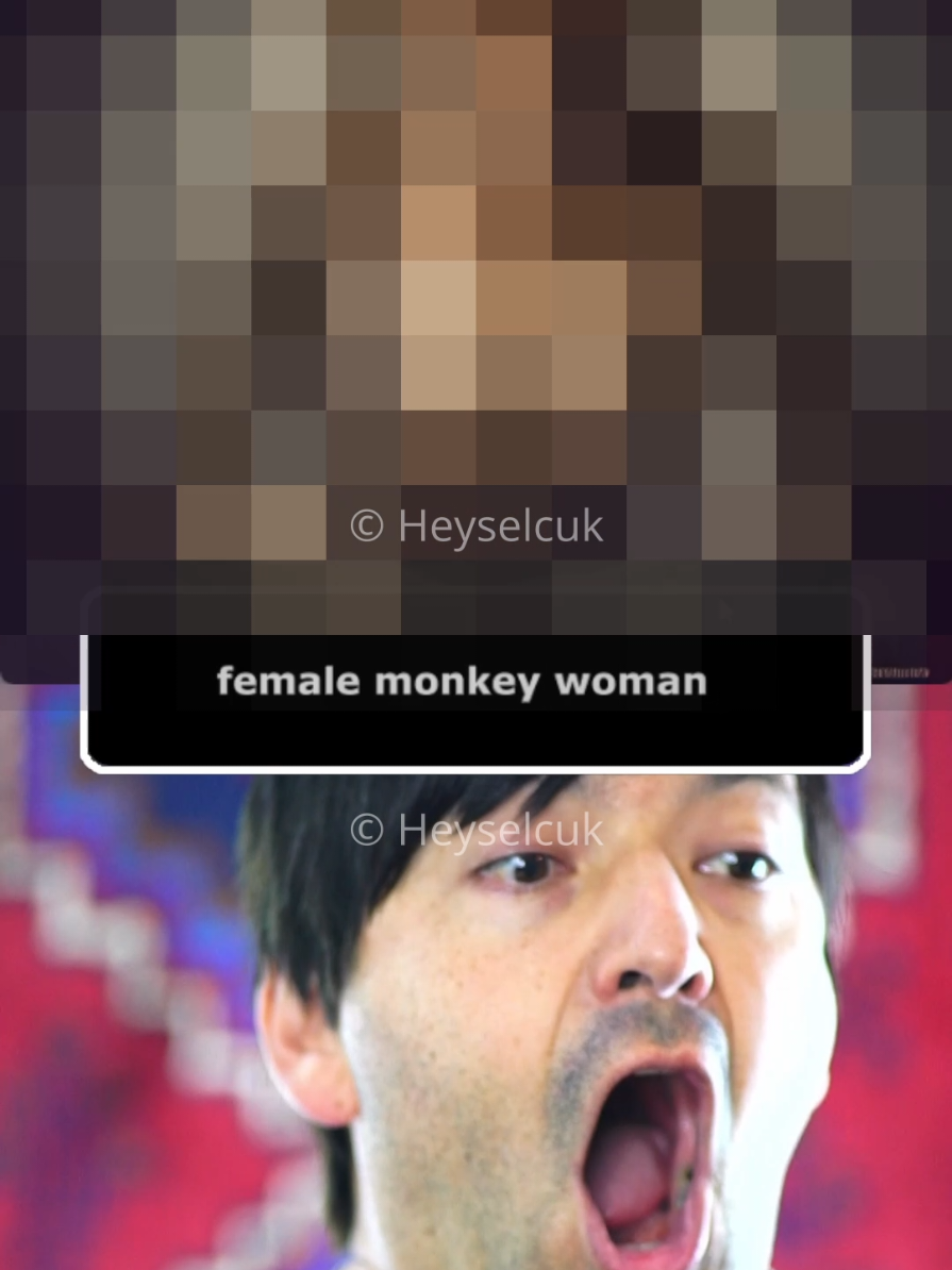 female monkey woman