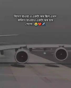 বিদেশ যাওয়া ও একটা স্বপ্ন ছিল এখন বারিতে যাওয়াি একটা স্বপ্ন হয়ে গেলো..!😭💔✈️ শখের প্রবাস😓💔 #saudi_probashi🇸🇦✈️ #foryou #foryoupage #saudi_probashi🇸🇦✈️ 