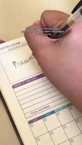 Buti na lang at may ganito na kasi madali nang malalaman ang mga ginastos ko 😭😍 #budgetplanner #budgetplannernotebook #budgeting #budget #budgetingnotebook 