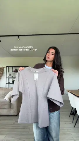 fall loungewear set 🫶🏽 #fy #hm #shoppinghaul #fall #tryonhaul 