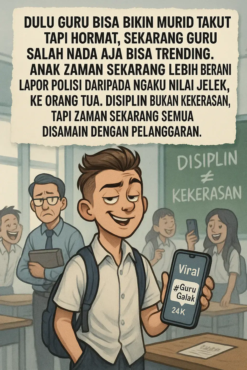 #viral #kepsek #miskin 