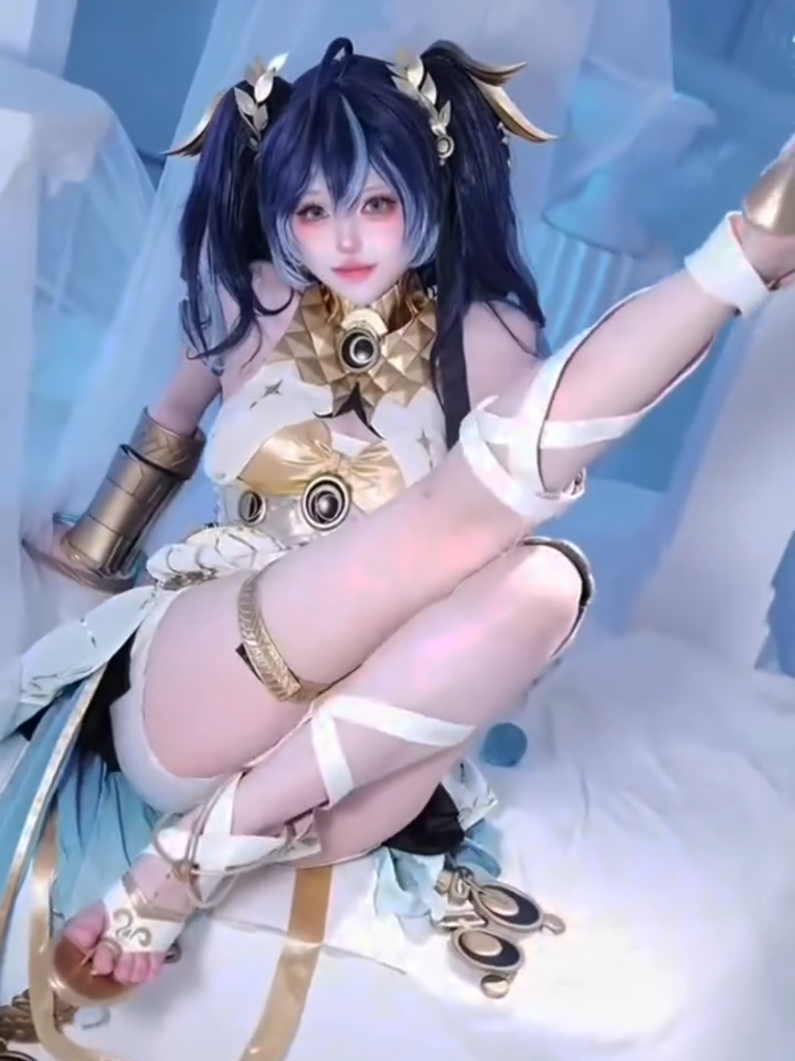 Iuno Wuthering Waves Cosplay🥵🥵 https:// x .com/nya_Echo/ #douyin #xyzabc #xyzabc #luno #wutheringwaves 