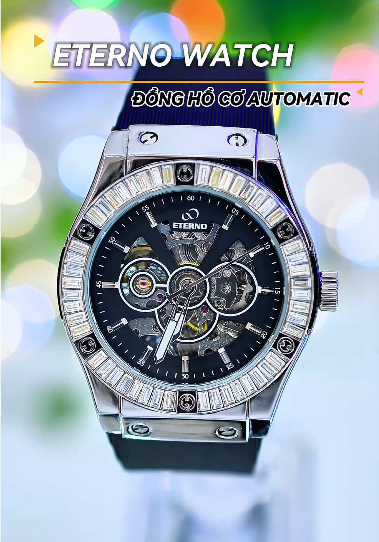Đồng hồ cơ automatic ETERNO #dongho #donghonam #donghothoitrang #donghoco 