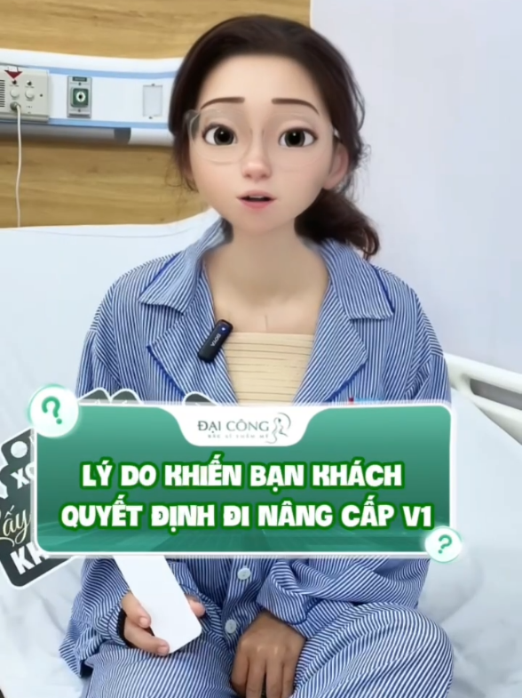 Lý do khiến bạn khách quyết định đi nâng cấp V1 #bacsidaicong #nangnguc #doloa #nangv1 #pttm 