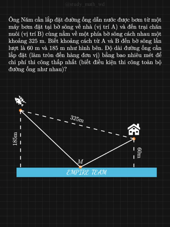 Đăng tiếp cho các em một bài toán dễ và quen thuộc nhé 🌻 #thpt2026 #empire #animation #2k8 #khohieutoan 