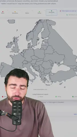 où j'aimerais vivre en Europe 