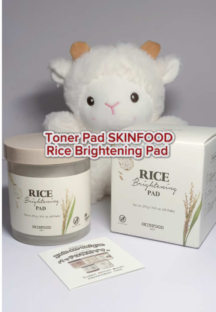 Toner Pad mình siu iu thíchh 💖 #fyb #kbeauty #skincare #lamdep #SKINFOOD 
