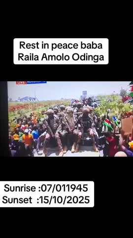 Nind gi kweli baba! #raila #railaodinga #rip 