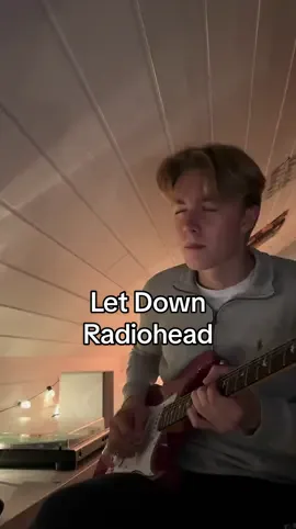 Let down - @Radiohead tabs in bio 🎸#guitartok #radiohead #guitarsolo 