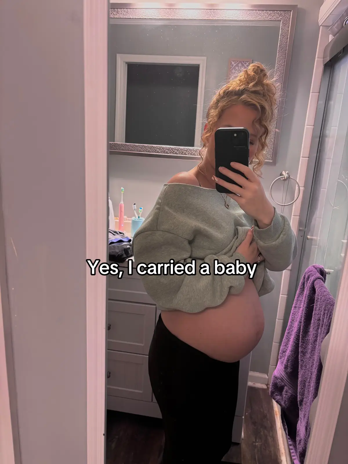 So if you have a problem with this trend, YOU are the problem 🫶🏼 #trending #postpartum #MomsofTikTok 