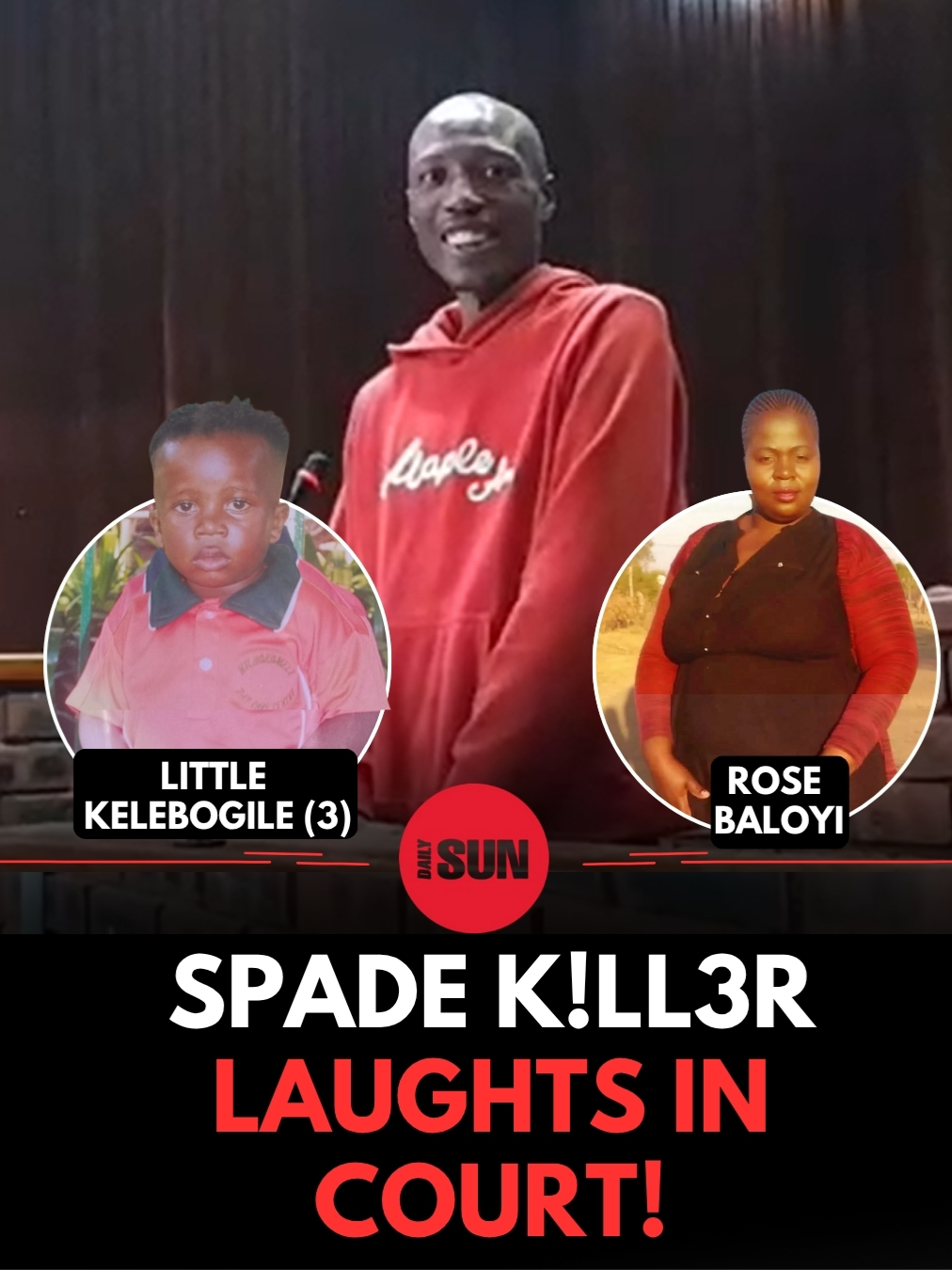 SHOCKING: Triple murder suspect Romeo Shibambo (37) laughs in court! 😳 Our journalist captured him laughing when asked questions despite facing 3 murder charges. He allegedly took the life of Rose Baloyi (33), her son Kelebogile and Sibusiso Langatsha (32) with a spade on 30 September. Video by Aaron Dube. Find full story in link in bio. What do you think of this case? Leave a comment.  #Hammanskraal #CourtDrama #CrimeNews #SouthAfrica #BreakingNews