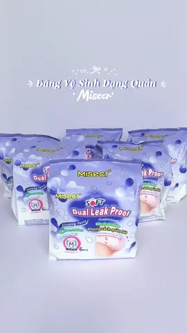 Băng Vệ Sinh Dạng Quần Misecr #bangvesinh #bangvesinhdangquan #misecr #dualleakproof #unboxing 