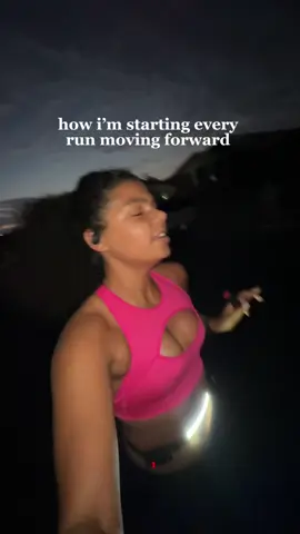 only acceptable way to start a run 
