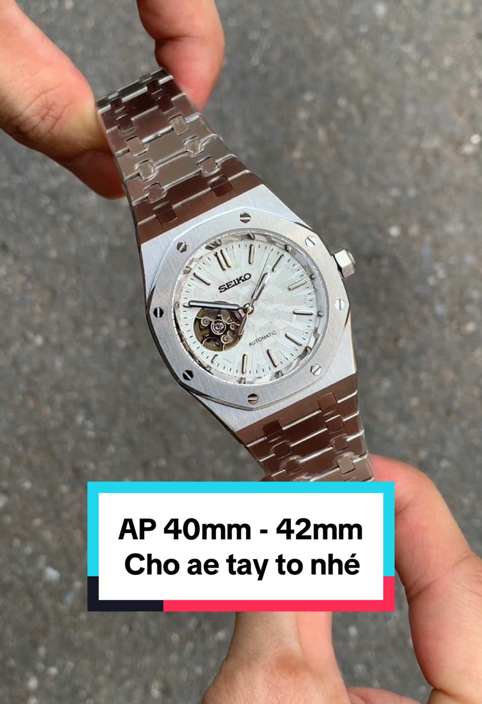 ( ĐẸP ) AP 40mm - 42mm cho ae tay to nhé. #thắngmodwatch #fyp #xuhướng #seikomod #donghonam 