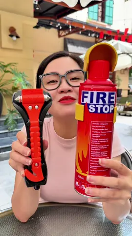 (Hot) Bình Cứu Hoả Mini ô tô và búa phá kính. #binhcuuhoa #binhcuuhoaoto #buaphakinh #xuhuong #bongbuongbinh 