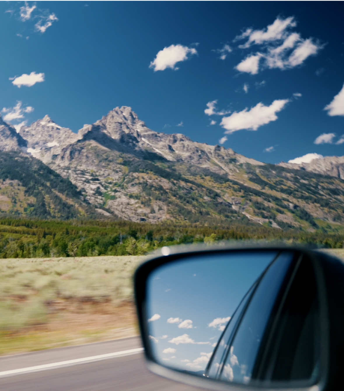 cruisin’ #drive #tetons #wyoming #nature #cinematic 