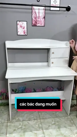 bàn học bàn làm việc#banhocsinhkemkesach#xuhuong #xuhuongtiktok  