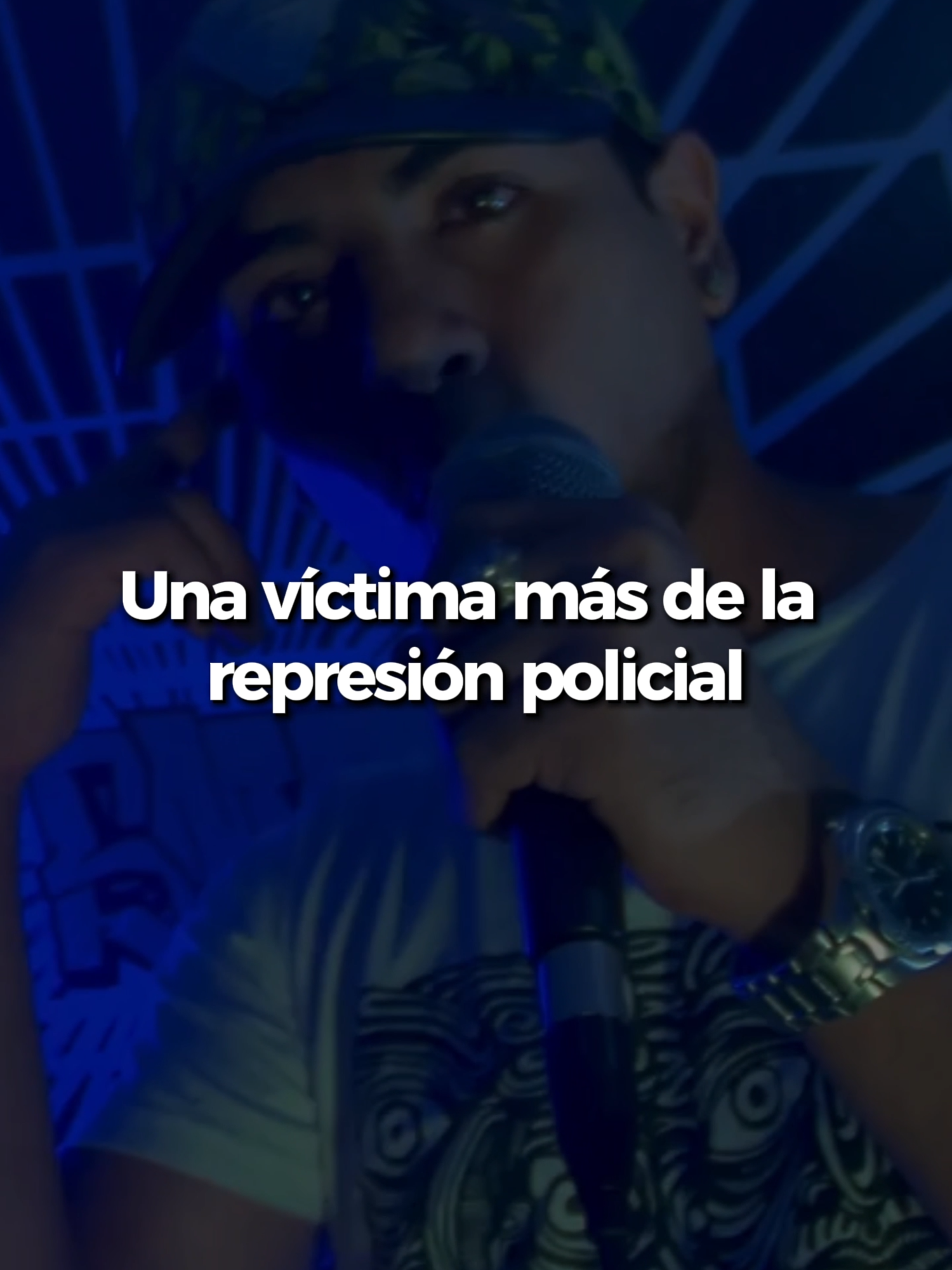 Mauricio Ruiz Sáenz protestaba contra José Jeri y este congreso ilegítimo, artista rapero peruano conocido como 
