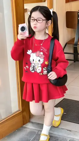Váy thu đông hello kitty cho bé gái (size 9-43)#shop_be_xinh83 #vaybegai #dobobegai #thoitrangtreem #xuhuong2025 