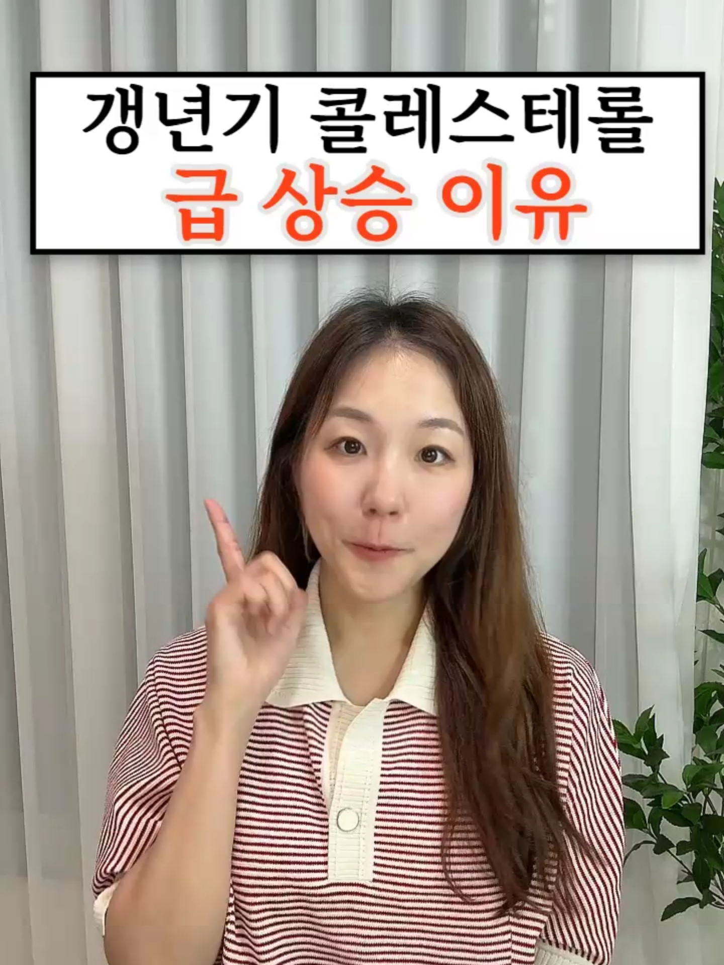 #루바브 #갱년기 #갱년기콜레스테롤 #갱년기증상