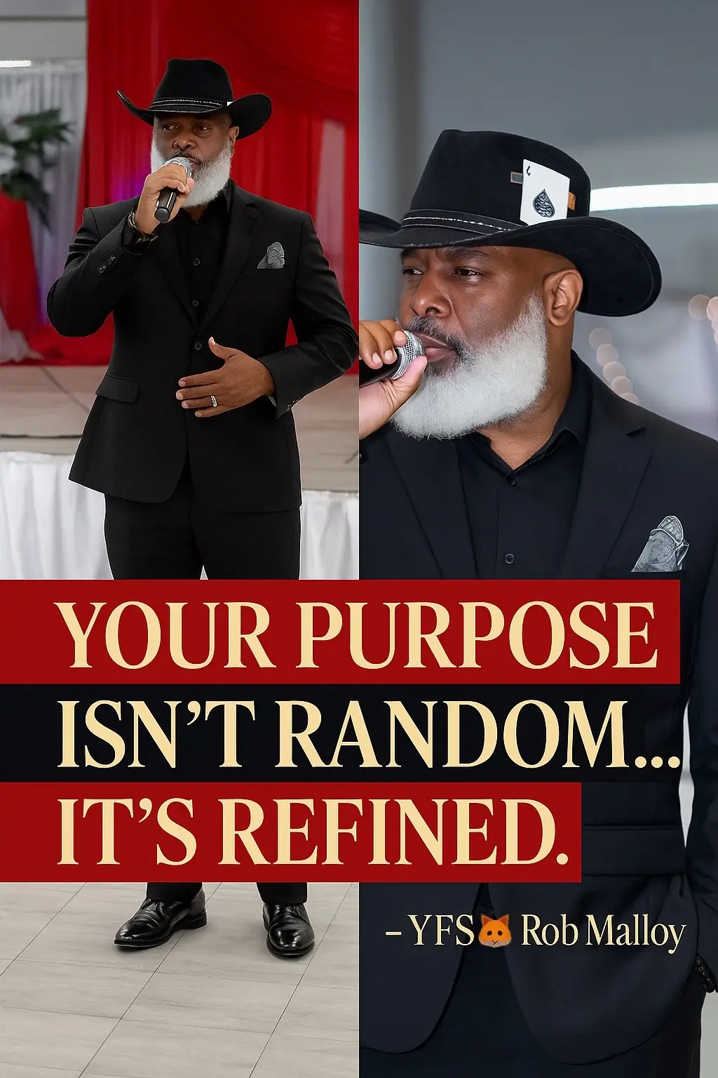 I was  blessed to wake up with this message to share ! I pray it reached where it needs to be ! Like - Comment - Share it this hits home ! #iamrobmalloy #legacy #viral  #yourfavoritesilverfox 