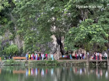 ကရင်ပြည်နယ်ရဲ့ ကရင်ရိုးရာ ယဉ်ကျေးမှု ဒုံးအကအလှလေး 💃🌿✨ #Hpaanwithme #ဘားအံ #LicensedTourGuide #fyp #ဒုံးယိမ်းအက 