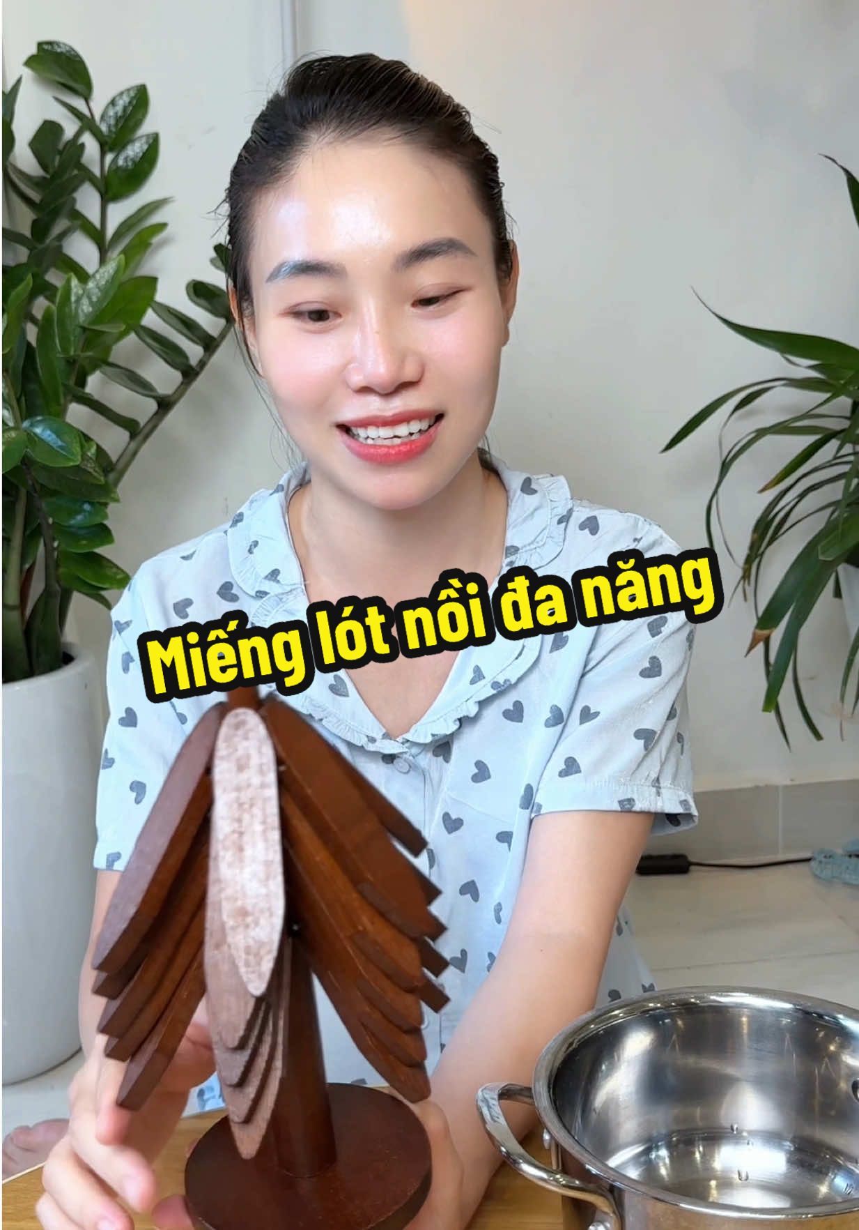 Miếng lót nồi siêu tiện dụng vừa decor trang trí đẹp lắm ##quynhyeunha##mienglotnoi##lotnoi##giadung