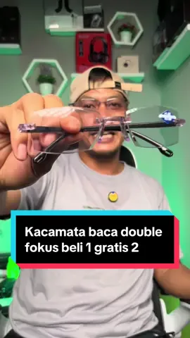 Membalas @Yuli Buku kacamata baca double fokus untuk jalan dan baca beli 1 gratis 2 #kacamata #kacamatabaca #kacamatadoublefokus #kacamatabacadanjalan #kacamatamultifungsi 