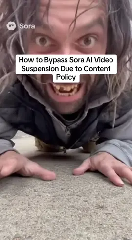 How to Bypass Sora AI Video Suspension Due to Content Policy #SoraAI #BypassRestrictions #RealisticContent #VideoCreation #AIhacks      