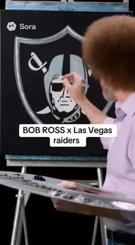 Bob it’s okay keep trying #raiders #nfl #bobross #sora #fyp 