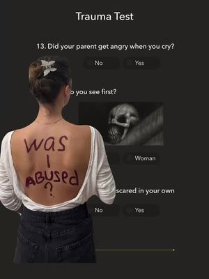 You can outgrow your past, but not the trauma. See what still lives in you — start the test.