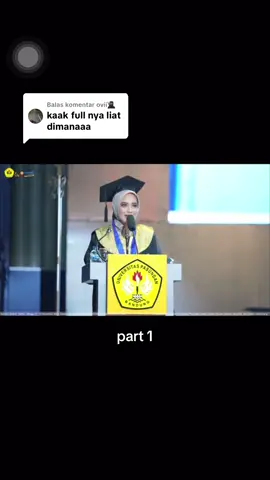 Membalas @ovii🥷 karena videonya sudah tembus sampai 12jt, terimakasih atas dukungannya teman2 onlinekuu! mohon maaf ya apabila masih banyak deg2annya, karena teks ini baru selesai dirangkai h-1 sebelum wisuda😭😭😭 #pidatowisuda #wisuda #unpas #wisudaunpas 